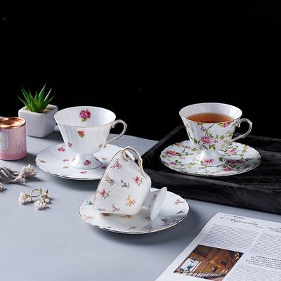200 ml Keramik-Untertasse für schwarzen Tee, Nachmittagstee, Kaffeetasse und Untertasse, Paar-Tassen-Set, kreatives Trinkgeschirr für Zuhause, Geschenk für neues Zuhause