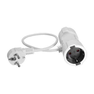 Double Socket German Standard Extension Cord 1.5m Length 16A 250V Suitable for Home and Garden Supplies Daily Use