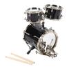 Miniature Drum Model Metal Jazz Drum Model Ornament Miniature Musical Instrument Drum Set for Teache