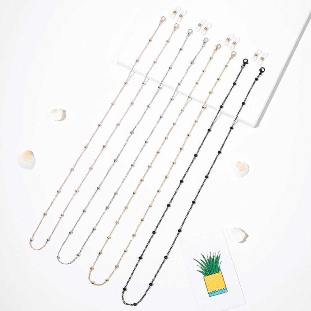 Fashion Pearl Glasses Chain Metal Anti-loss Sunglasses Lanyard Multi-purpose Neck Strap Cords For Women Glasses