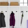 304 Stainless Steel Double Robe Towel Hook Matte Black Hand Towel Holder  Bathroom