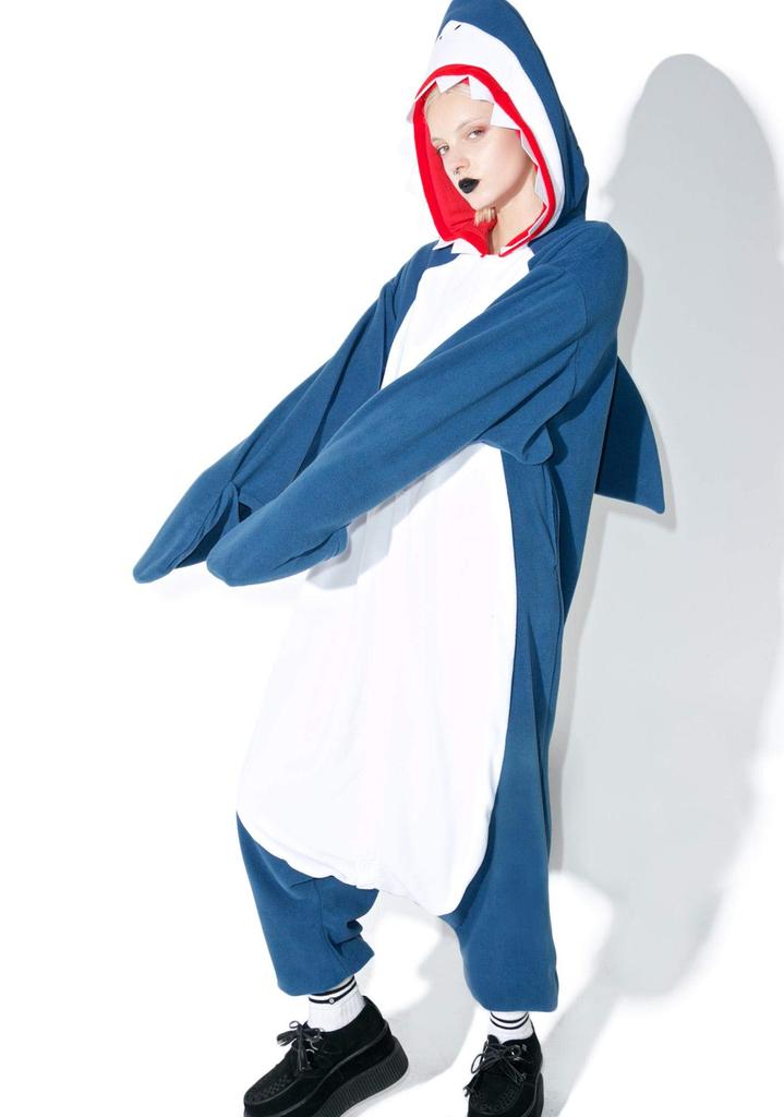 SAZAC Fleece Kigurumi Shark