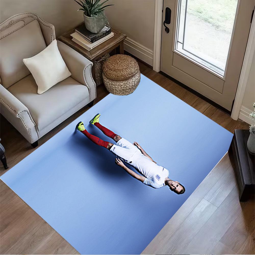 England's Kane Celebrates Goal Floor Mat Suitable for Playrooms Foyer Study Room Decorate Room Anti-slip Rug Office Home Decor