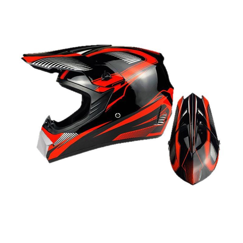 Off-road Helmet ATV Helmet Cycling Mountain Bike Kart Helmet Three-piece Set Motorcycle