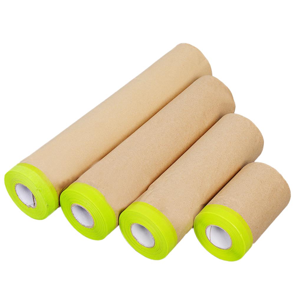 Spray Vopsea Auto Hârtie de Mascare cu Bandă Adezivă Tratament de Acoperire pentru Mascare Hârtie Protectoare Protector de Perete