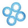4Pcs 1.9in Wheel Outer Rings Rims Increase Stability CNC Machining Aluminum Alloy RC Wheel Outer Rings Rims for 1Celsius10 RC