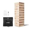 VEVOR Tumbling Timber Toy, 60 Blocks Giant Tumble Tower Blocks Game, Pine Wood Tumbling Tower Game with Carry Bag and Scoreboard
