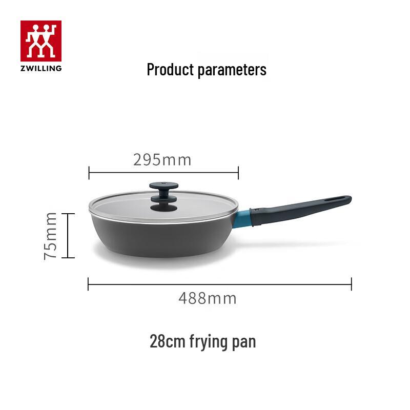 ZWILLING NOW Plus Ceramic Non-stick Frying Pan & Spatula Set