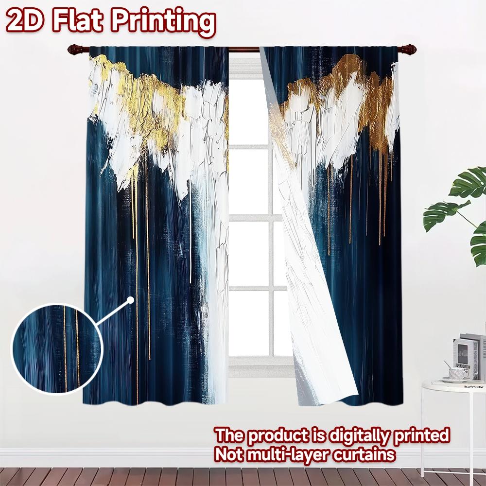 2D flat Photography Backdrop Popular Party Party Backdrop Gold and White Cascade 100% Polyester Holiday Decorations Perfect