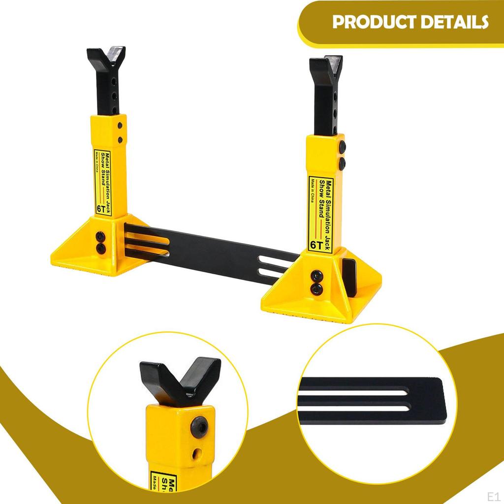 RC Car Jack Stand Diorama Display, Micro Landscape Decor, Photo Props, Miniature Model for 1/18 1/12