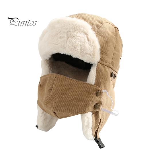 

Унисекс зимняя шапка с ушами и защитой рта, полная защита, толстый плюш, сохраняющий тепло, шапка-бомбер для активного отдыха, велоспорта, кемпинга, путешествий хаки