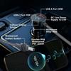 For Starlink-Mini 3-in-1 Digital Display Car Charger DC Power Cord With Dual USB Ports Designed For Starlink-Mini Devices