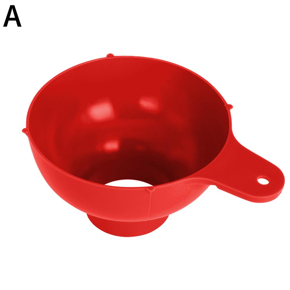 1Pcs Plastic Canned Funnel Wide Mouth Funnel Jars Folding Funnel with Long Neck Liquid Filling Funnels Household Kitchen Gadget