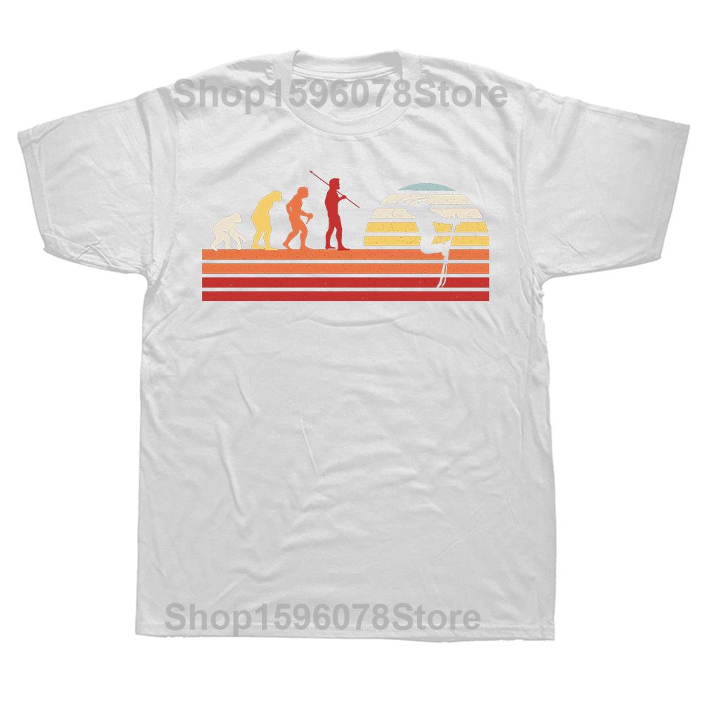 Funny Ski Periodic Table Skier Nerd Vintage T Shirts Summer Skiing Cotton Streetwear Short Sleeve Gifts T-shirt Mens Clothing