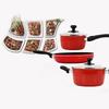 SUPOR China Rot Antihaft-3-teiliges Kochgeschirrset
