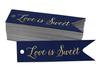 Inkdotpot Gold Foil Paper Hang Tags Love Is Sweet Wedding Favor Tags 100