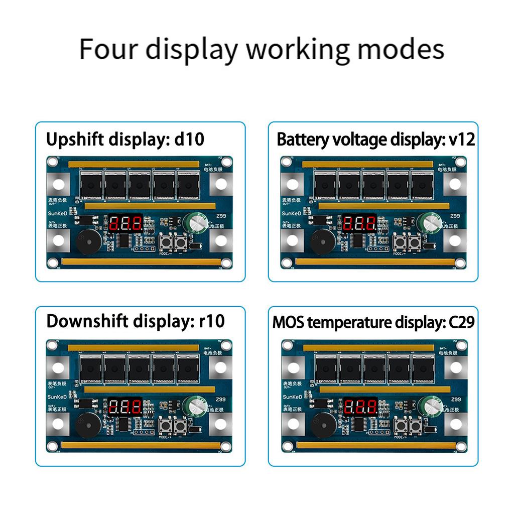 Digital Spots Welder Control Board 12V Power Adjustable 99 Gears Realtime Voltages Protective Welding Tool For Lithium Batteries Repair