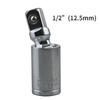 Sada univerzálního kloubu 1/4" 3/8" 1/2" Úhlová ráčna s otočnou hlavou o 360° Adaptér pro prodloužení tyče Adaptér Nářadí s ohýbatelným adaptérem