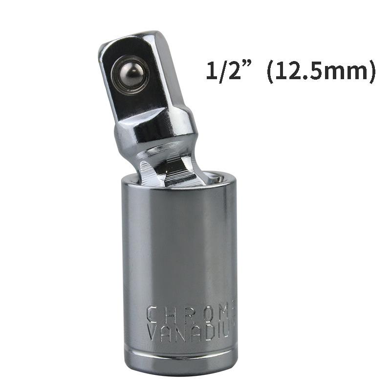 Sada univerzálního kloubu 1/4" 3/8" 1/2" Úhlová ráčna s otočnou hlavou o 360° Adaptér pro prodloužení tyče Adaptér Nářadí s ohýbatelným adaptérem