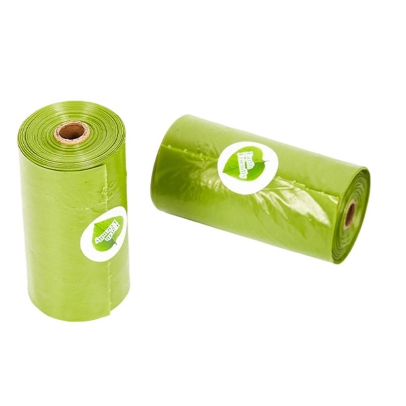 Dog Walk Gear Waste Bag Rolls with Perforated Pull-Apart Bags for Park Use, Outdoor Pickup, and Portable Carry