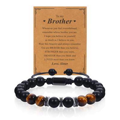 Cross-border Christmas Gift Woven Bracelet for Son, Brother, Husband, or Boyfriend