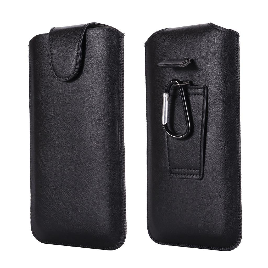 Univerzální kožený pouzdro na opasek s vytahovacím mechanismem Pro iPhone 16 17 15 14 13 12 11 Pro 7 8 Plus XR XS Max Kryt Mobilní telefon Pasová kapsička