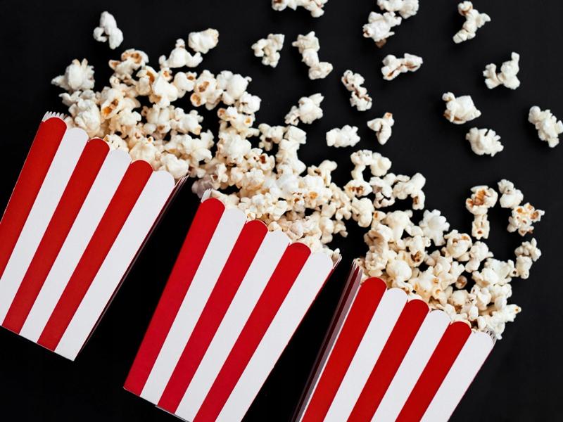 Pudełka Na Popcorn, Mix, 7X7X12,5Cm, 6Szt.