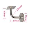 Bannister Wall Attachment Bracket Bannister Support Silver Stainless Steel Brackets Strong And Secure Connection
