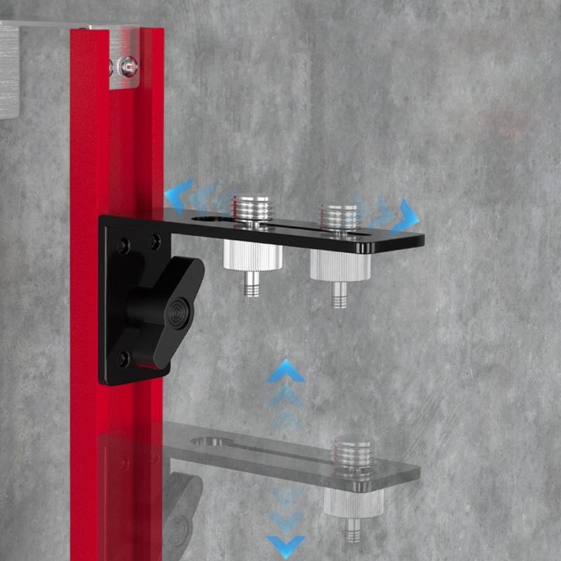 Wall Mount Level Bracket Adjustable High Precise Aluminum Alloy Suitable for Home Renovations and Construction Projects