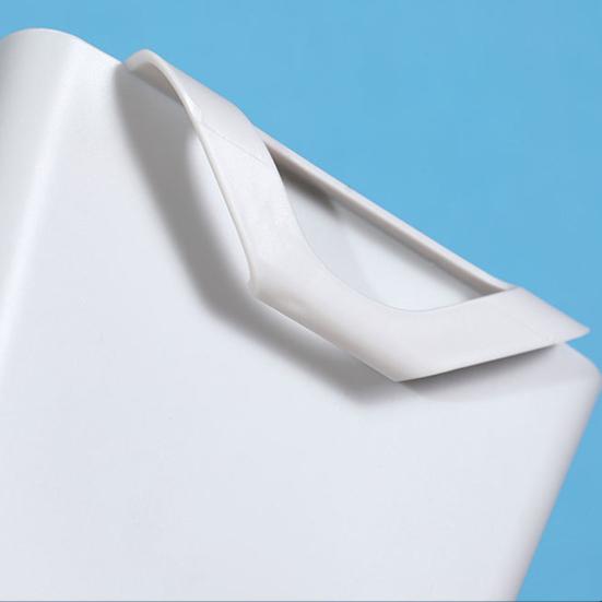 Hängekorb mit Hakendesign, einfach aufzuhängen, große Kapazität, feuchtigkeitsbeständig, Aufbewahrung mit breiter Öffnung, platzsparender Aufbewahrungseimer aus Kunststoff für das Schlafzimmer