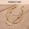 Bracelet Élégant Pendentif Cœur Bracelet Quotidien Bracelet de Soirée Bracelet à Chaîne Moderne Parfait pour Diverses Occasions