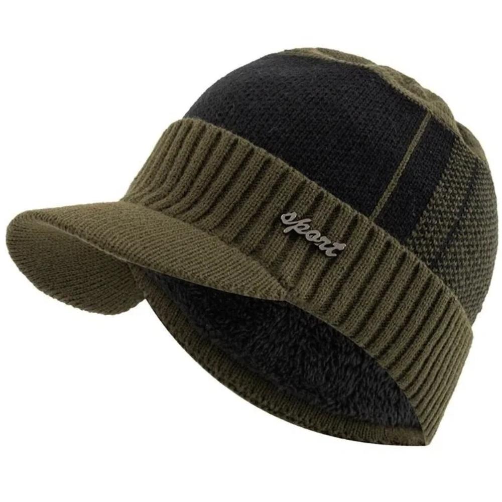 Hot Sale Unisex Warm Winter Hat With Brim Thicken Winter Hats For Men & Women