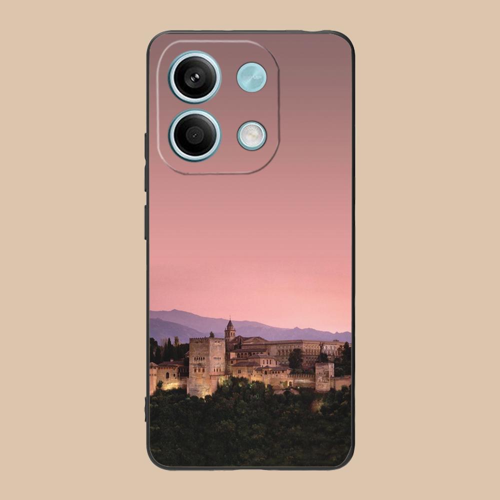 

Spain Alhambra Granada Matte TPU Mobile Phone Case for POCO M7 M6 M5 M4 M3 X7 X6 X5 X4 X3 Pro GT 5G Colorful Printing Cover Poco X3 GT