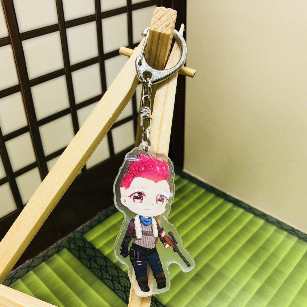 Acrylic Fortnite Keychain Epic Game Keyrings Gift For Player Women Fashion Men
