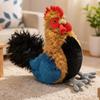 Grenzüberschreitende Simulations-Geflügel-Serie: Hahn, Henne, Truthahn, Schwarzes Huhn Plüschfiguren