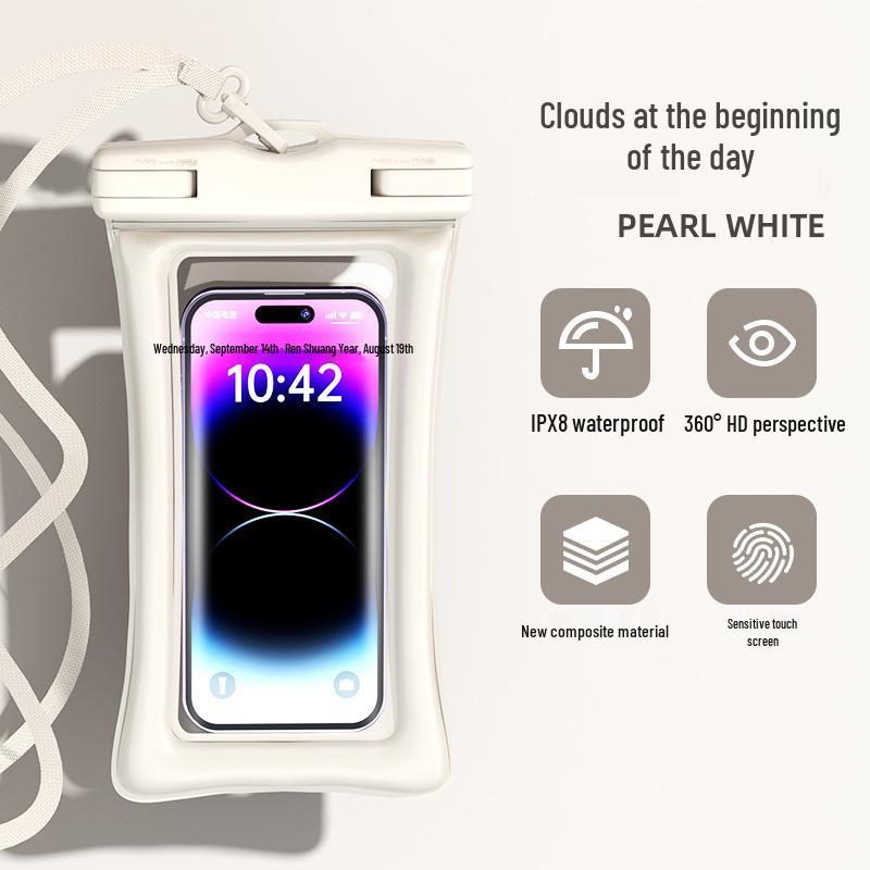 Waterproof Phone Case with High-Sensitivity Touch for Swimming, Rafting, Diving, and Takeaway Riders