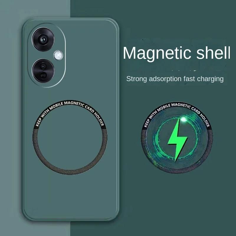 Luxury Magnetic Wireless Charge For Magsafe Case for Oneplus 12 Nord Ce 2 3 Lite 9 8 10 Pro 10T 11 Shockproof Soft Bumper Cover