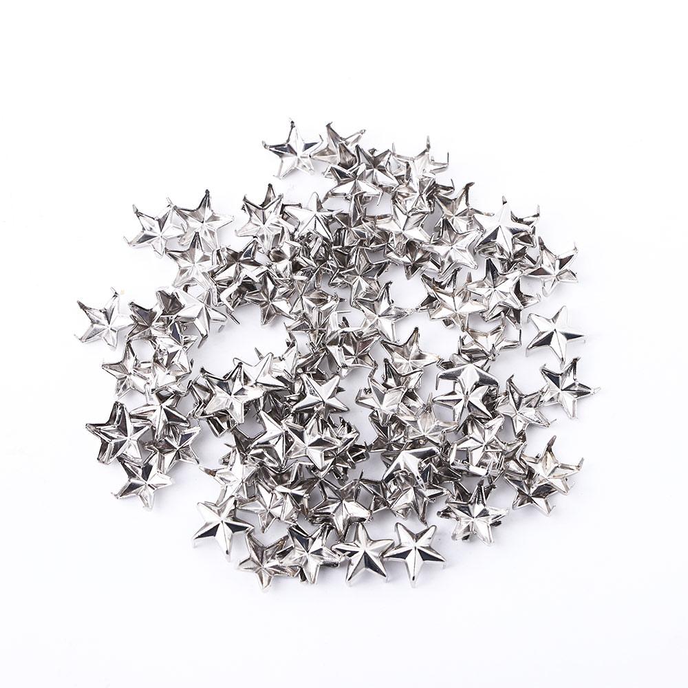 Metal Releasable for Hat,Bag,Clothes Quality Star Rivets DIY Studs Garment Supplies Sewing Decor