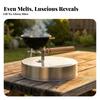 Barbecue Lid with Wooden Handle Food Grade Cookware Portable for Patio Cooking