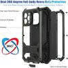 JGY iPhone 14 Pro Max IP68 Waterproof Case iPhone 14 Pro Max Military Metal Stand Case with Screen Protector Slim Full Cover Rugged Durable
