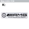 D6Exterior  Car Logo Emblem Badge Sticker Single Decal Personalized Auto Appearance Interior Exterior Tuning For Mercedes Benz SUV