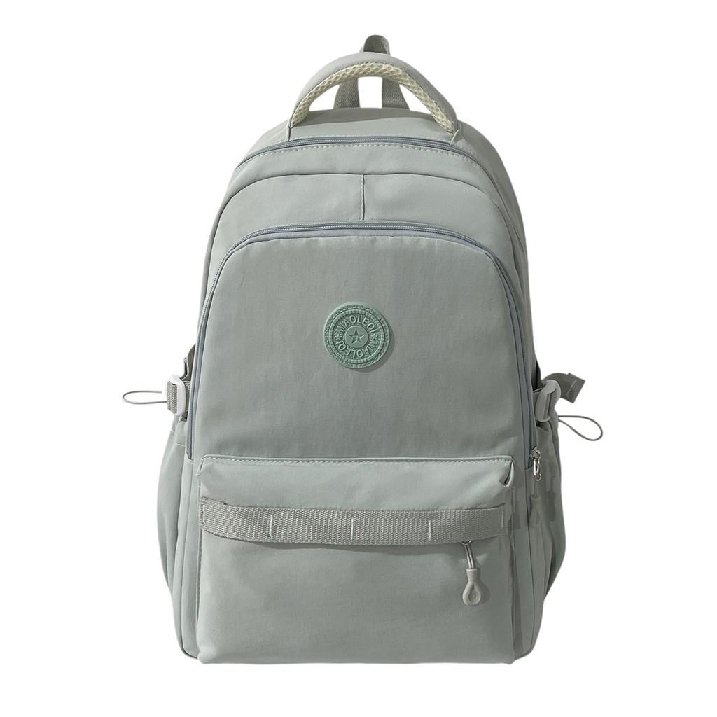 Schoolbag Large capacity class Commuter travel School bag Niche Korean female high school students Versatile simple casual lightweight backpack
