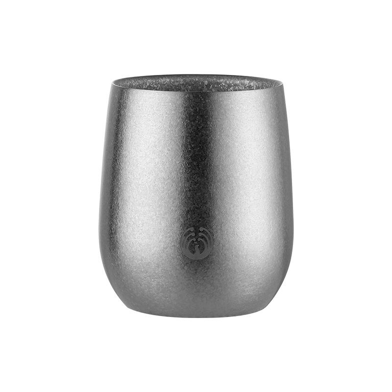 Pure Titanium Double-Layer Coffee Cup: Stylish, Portable, and High-Quality for Home or Outdoor Use.