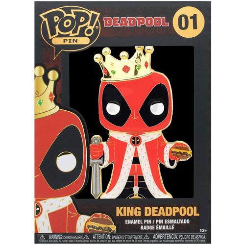 Deadpool King Deadpool 4" Pop! Emaille Pin