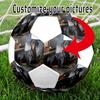 1 pz Pallone da Calcio Personalizzato con Foto Dimensione 5 Pallone da Calcetto Indoor alla Moda Colorato Gioco da Cortile - Ottimo Regalo per Appassionati di Sport