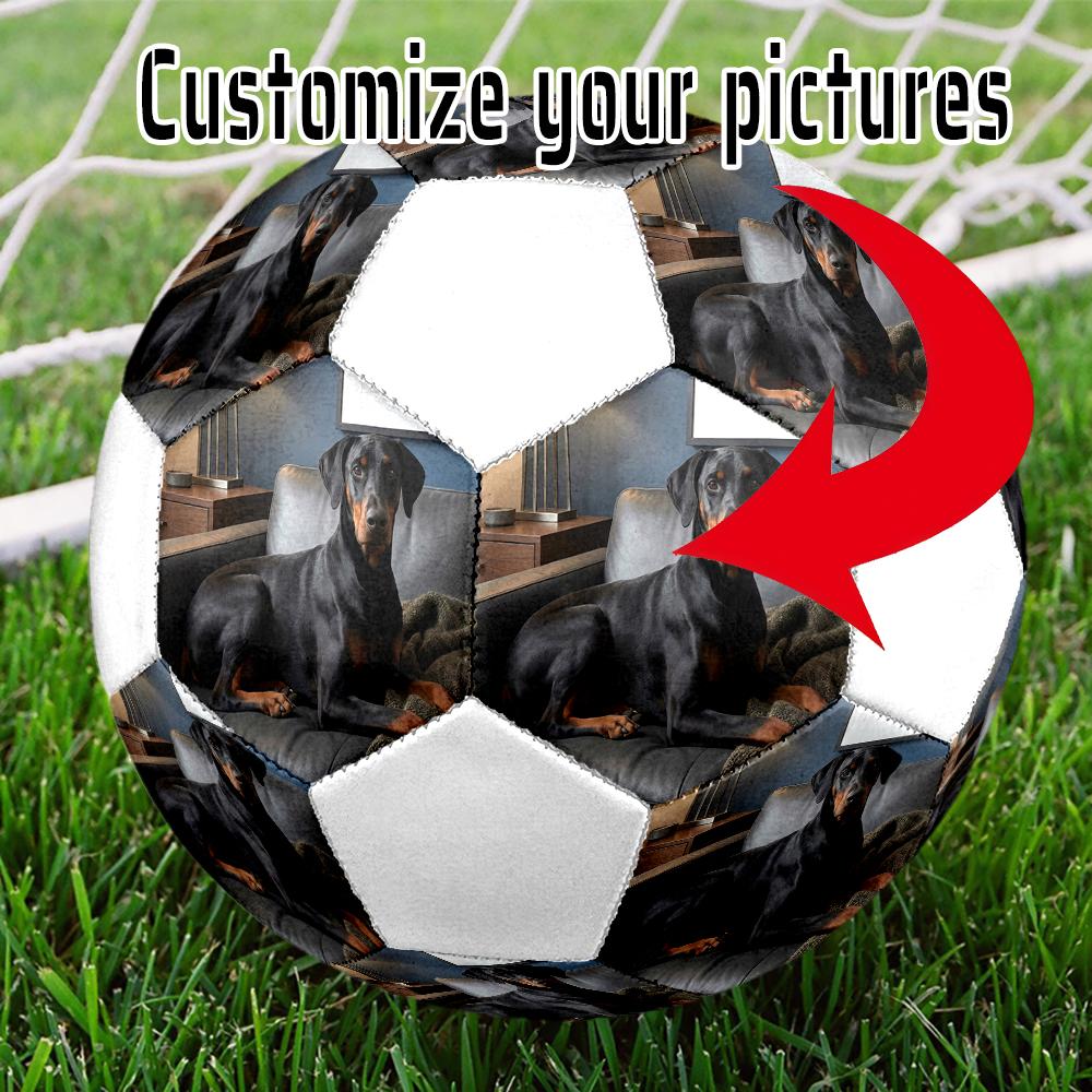 1 pz Pallone da Calcio Personalizzato con Foto Dimensione 5 Pallone da Calcetto Indoor alla Moda Colorato Gioco da Cortile - Ottimo Regalo per Appassionati di Sport