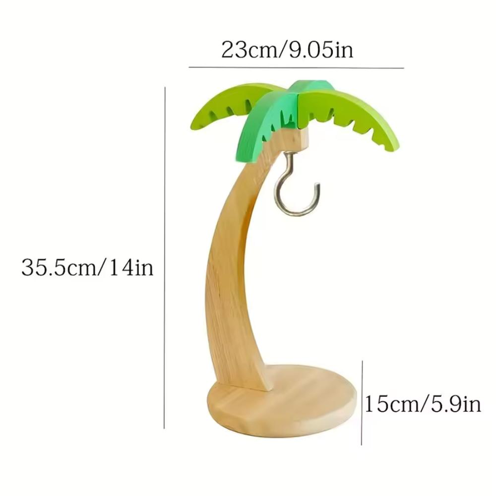 Modern Minimalistischer Bananenständer aus Holz, Palmenbaum, Fruchthalter, Mehrzweck-Heimdeko, Küchenaufbewahrungsregal, Ins Trendiges Gadget