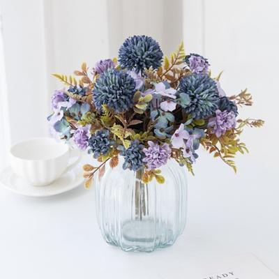 Simulationsblume ohne Bewässerung, dekorativ, klare Textur, praktisch, DIY-Blumenarrangement, Kunstsimulation, Hortensienblume, Heimdekoration