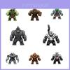 Super Minifigura Britânica Filho do Hulk Tanque Vermelho Soro Rosto de Lama Rino Venom Blocos de Construção Brinquedo Para Crianças