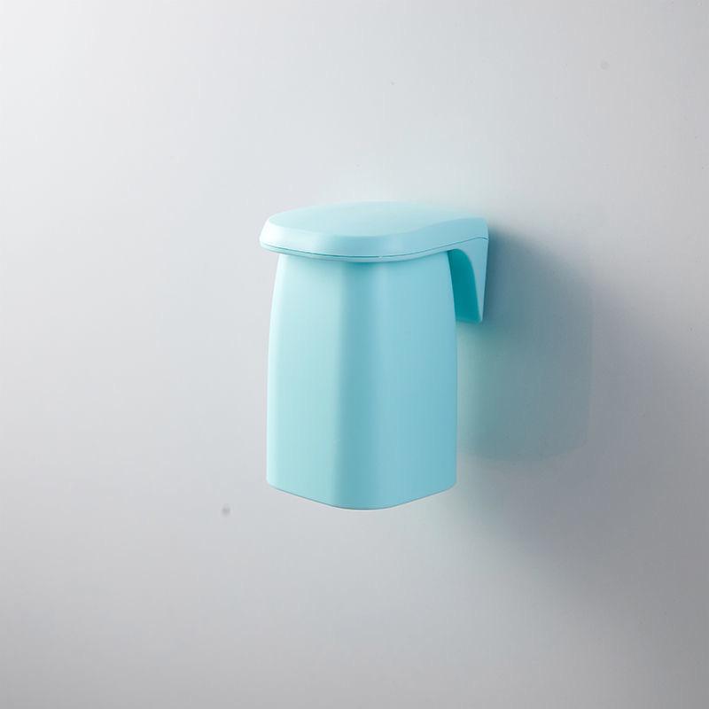 Magnetic Wall-Mounted Toothbrush Holder & Mouthwash Cup Set, Punch-Free Seamless Bathroom Storage Shelf.
